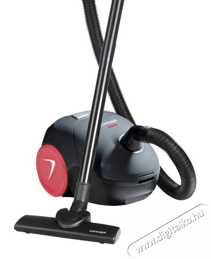 Concept VP8360 porzsákos porszívó - fekete/magenta Háztartás / Otthon / Kültér - Porszívó / takarítógép - Porzsákos porszívó - 351393
