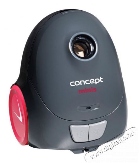 Concept VP8360 porzsákos porszívó - fekete/magenta Háztartás / Otthon / Kültér - Porszívó / takarítógép - Porzsákos porszívó - 351393