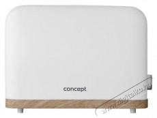 Concept TE2015 Kenyérpirító fehér Konyhai termékek - Konyhai kisgép (sütés / főzés / hűtés / ételkészítés) - Kenyérpirító - 505082