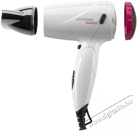 Concept VV5740 BEAUTIFUL 1500 W feh&eacute;r + r&oacute;zsasz&iacute;n Sz&eacute;ps&eacute;g&aacute;pol&aacute;s / Eg&eacute;szs&eacute;g - Haj&aacute;pol&aacute;s - Hajsz&aacute;r&iacute;t&oacute; - 510460