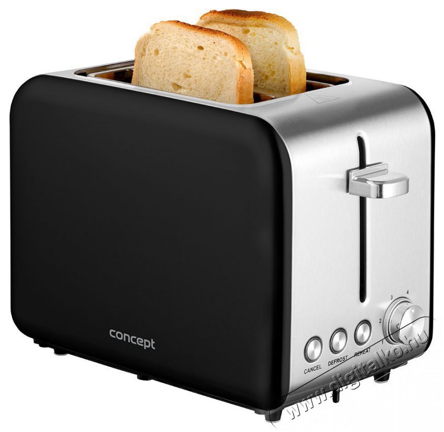 Concept TE2052 BLACK Konyhai term&eacute;kek - Konyhai kisg&eacute;p (s&uuml;t&eacute;s / főz&eacute;s / hűt&eacute;s / &eacute;telk&eacute;sz&iacute;t&eacute;s) - Keny&eacute;rpir&iacute;t&oacute; - 523303