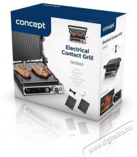 Concept GE3500 Konyhai termékek - Konyhai kisgép (sütés / főzés / hűtés / ételkészítés) - Kontakt grill sütő / sütőlap - 523346