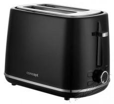 Concept TE2075 fekete Konyhai termékek - Konyhai kisgép (sütés / főzés / hűtés / ételkészítés) - Kenyérpirító - 523296