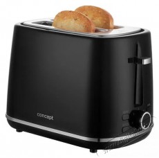 Concept TE2075 fekete Konyhai termékek - Konyhai kisgép (sütés / főzés / hűtés / ételkészítés) - Kenyérpirító - 523296