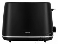 Concept TE2075 fekete Konyhai termékek - Konyhai kisgép (sütés / főzés / hűtés / ételkészítés) - Kenyérpirító - 523296
