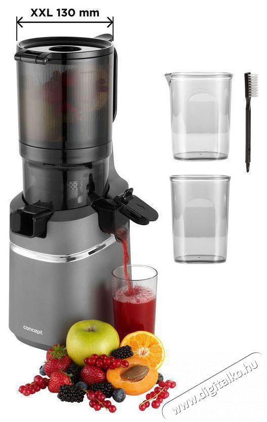 Concept LO7120 JUICY 250W gy&uuml;m&ouml;lcscentrifuga Konyhai term&eacute;kek - Konyhai kisg&eacute;p (elők&eacute;sz&iacute;t&eacute;s / feldolgoz&aacute;s) - Gy&uuml;m&ouml;lcs centrifuga / pr&eacute;s - 524562