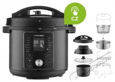 Concept CK8000 COOKERY Konyhai termékek - Konyhai kisgép (sütés / főzés / hűtés / ételkészítés) - Légkeveréses főzőgép / elektromos kukta / multifunkciós sütő - 530682