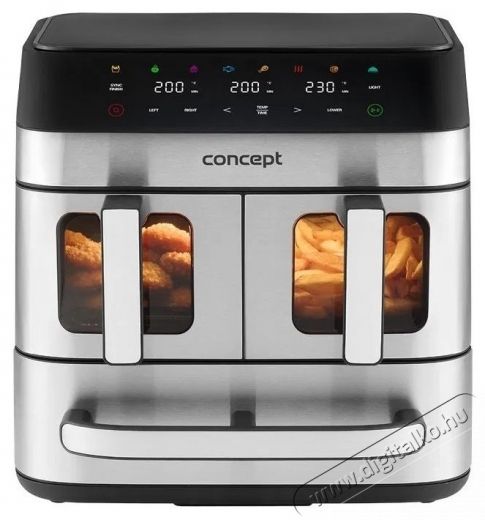 Concept FR9000 PIZZA TRIO Airfryer Konyhai term&eacute;kek - Konyhai kisg&eacute;p (s&uuml;t&eacute;s / főz&eacute;s / hűt&eacute;s / &eacute;telk&eacute;sz&iacute;t&eacute;s) - Olajs&uuml;tő - 531213