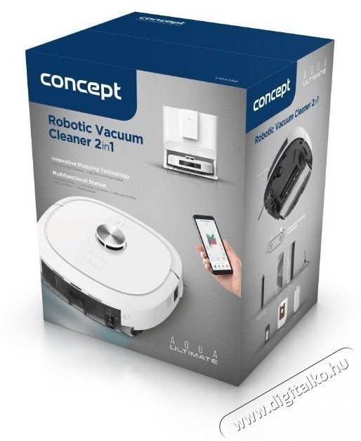 Concept VR4130 3in1 Aqua ULTIMATE Laser 3D robotporsz&iacute;v&oacute; H&aacute;ztart&aacute;s / Otthon / K&uuml;lt&eacute;r - Porsz&iacute;v&oacute; / takar&iacute;t&oacute;g&eacute;p - Robotporsz&iacute;v&oacute; - 529348