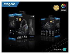 CONNECT IT EVOGEAR Ed.3 CHP-7000-BK, fekete Audio-Video / Hifi / Multimédia - Fül és Fejhallgatók - Fejhallgató - 509919