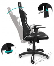 CONNECT IT LeMans Pro Gamer szék, fehér Iroda és számítástechnika - Egyéb számítástechnikai termék - 518268