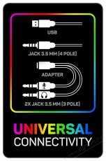 CONNECT IT CHP-3595-WH NEO fehér Audio-Video / Hifi / Multimédia - Fül és Fejhallgatók - Fejhallgató mikrofonnal / headset - 518634