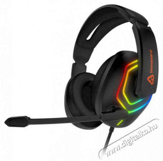 CONNECT IT CHP-4600-BK BIOHAZARD Audio-Video / Hifi / Multim&eacute;dia - F&uuml;l &eacute;s Fejhallgat&oacute;k - Fejhallgat&oacute; mikrofonnal / headset - 518640