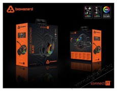 CONNECT IT CHP-4600-BK BIOHAZARD Audio-Video / Hifi / Multim&eacute;dia - F&uuml;l &eacute;s Fejhallgat&oacute;k - Fejhallgat&oacute; mikrofonnal / headset - 518640