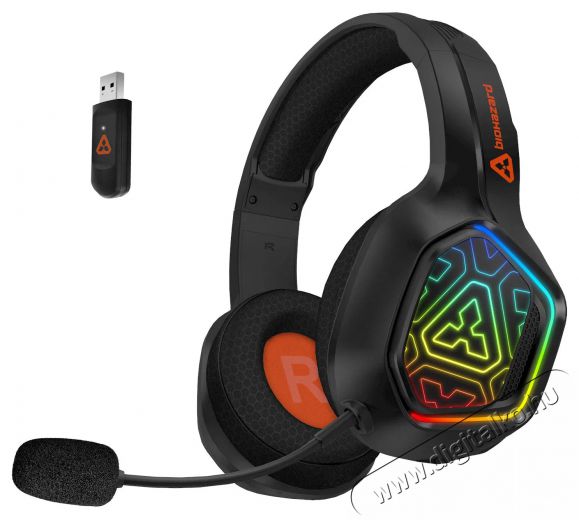 CONNECT IT CHP-4800-BK BIOHAZARD Blast, fekete Audio-Video / Hifi / Multimédia - Fül és Fejhallgatók - Fejhallgató mikrofonnal / headset - 518641