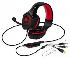 CONNECT IT CHP-5500-RD BATTLE RNBW Ed. 2 Gaming Headset, red Audio-Video / Hifi / Multim&eacute;dia - F&uuml;l &eacute;s Fejhallgat&oacute;k - Fejhallgat&oacute; mikrofonnal / headset - 518635
