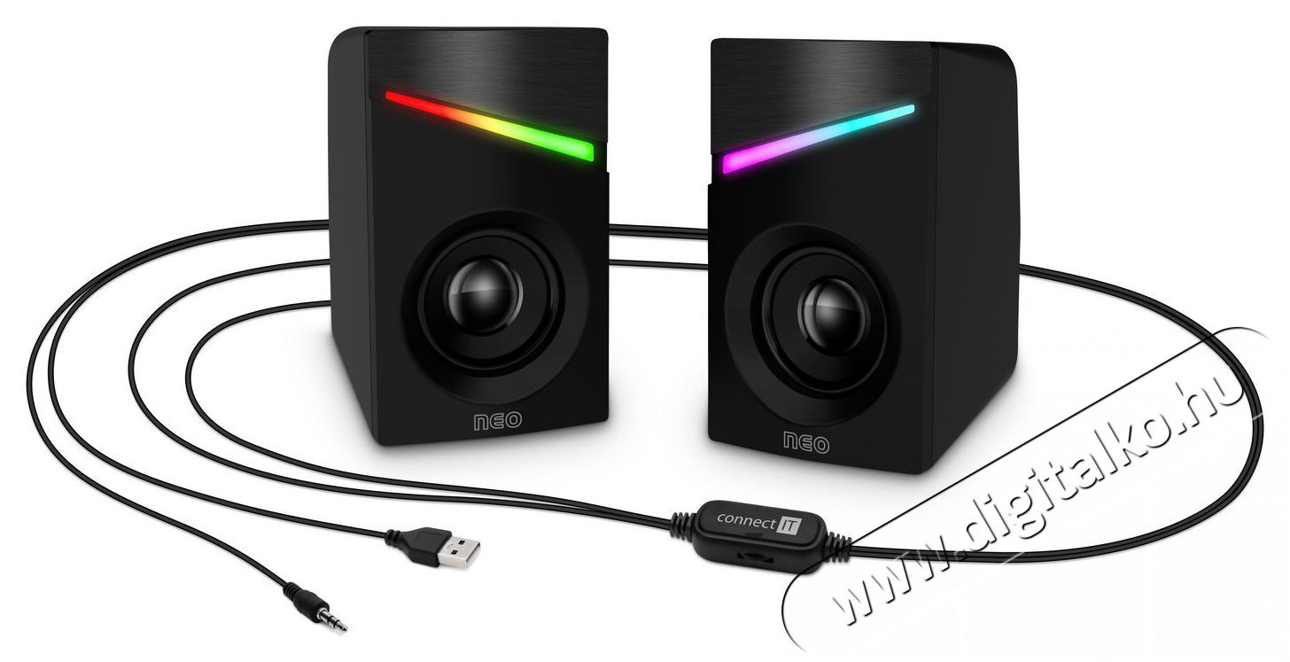CONNECT IT NEO fekete Iroda &eacute;s sz&aacute;m&iacute;t&aacute;stechnika - PC hangsz&oacute;r&oacute; / hangfal - 523351