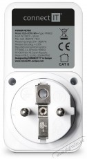 CONNECT IT PowerMeter áramfogyasztás-mérő Háztartás / Otthon / Kültér - Világítás / elektromosság - Hálózati elosztó / hosszabbító / adapter - 523352