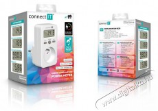 CONNECT IT PowerMeter áramfogyasztás-mérő Háztartás / Otthon / Kültér - Világítás / elektromosság - Hálózati elosztó / hosszabbító / adapter - 523352