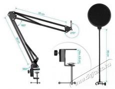 CONNECT IT ProMic CMI-9010-BK, fekete Fot&oacute;-Vide&oacute; kieg&eacute;sz&iacute;tők - Mikrofon - &Eacute;nek &eacute;s hangszer mikrofon - 524574