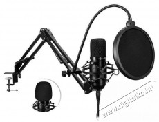 CONNECT IT ProMic CMI-9010-BK, fekete Fotó-Videó kiegészítők - Mikrofon - Ének és hangszer mikrofon - 524574