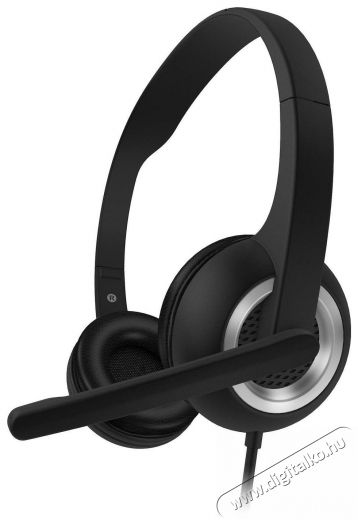 CONNECT IT HOME & OFFICE fekete Fejhallgató Audio-Video / Hifi / Multimédia - Fül és Fejhallgatók - Fejhallgató mikrofonnal / headset - 529356