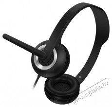CONNECT IT HOME & OFFICE fekete Fejhallgató Audio-Video / Hifi / Multimédia - Fül és Fejhallgatók - Fejhallgató mikrofonnal / headset - 529356
