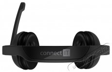 CONNECT IT HOME & OFFICE fekete Fejhallgató Audio-Video / Hifi / Multimédia - Fül és Fejhallgatók - Fejhallgató mikrofonnal / headset - 529356