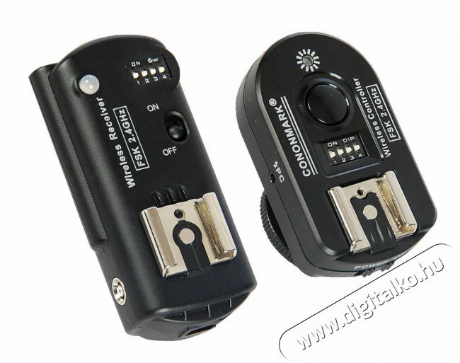 Cononmark TIGER rádiós kioldó (2,4GHz) szett Fotó-Videó kiegészítők - Vaku kiegészítő - Jeladó / távkioldó - 275466