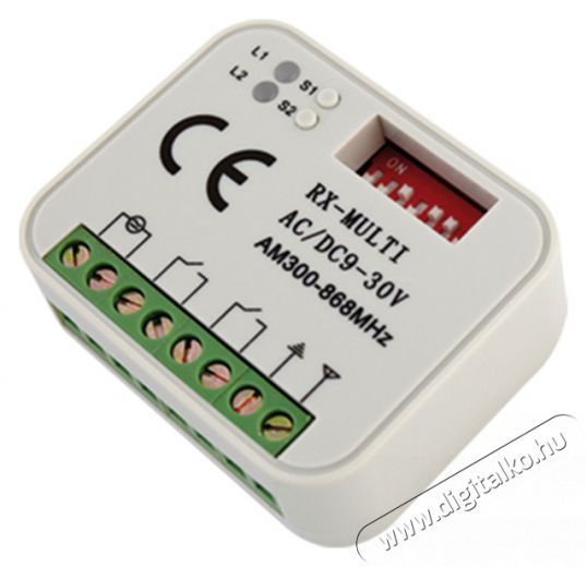 CONTROL RX MULTI/2 csatorna/300-868MHz/9-30Vac/Vdc/univerzális rádióvevő Audio-Video / Hifi / Multimédia - Rádió / órás rádió - Kiegészítő - 392207