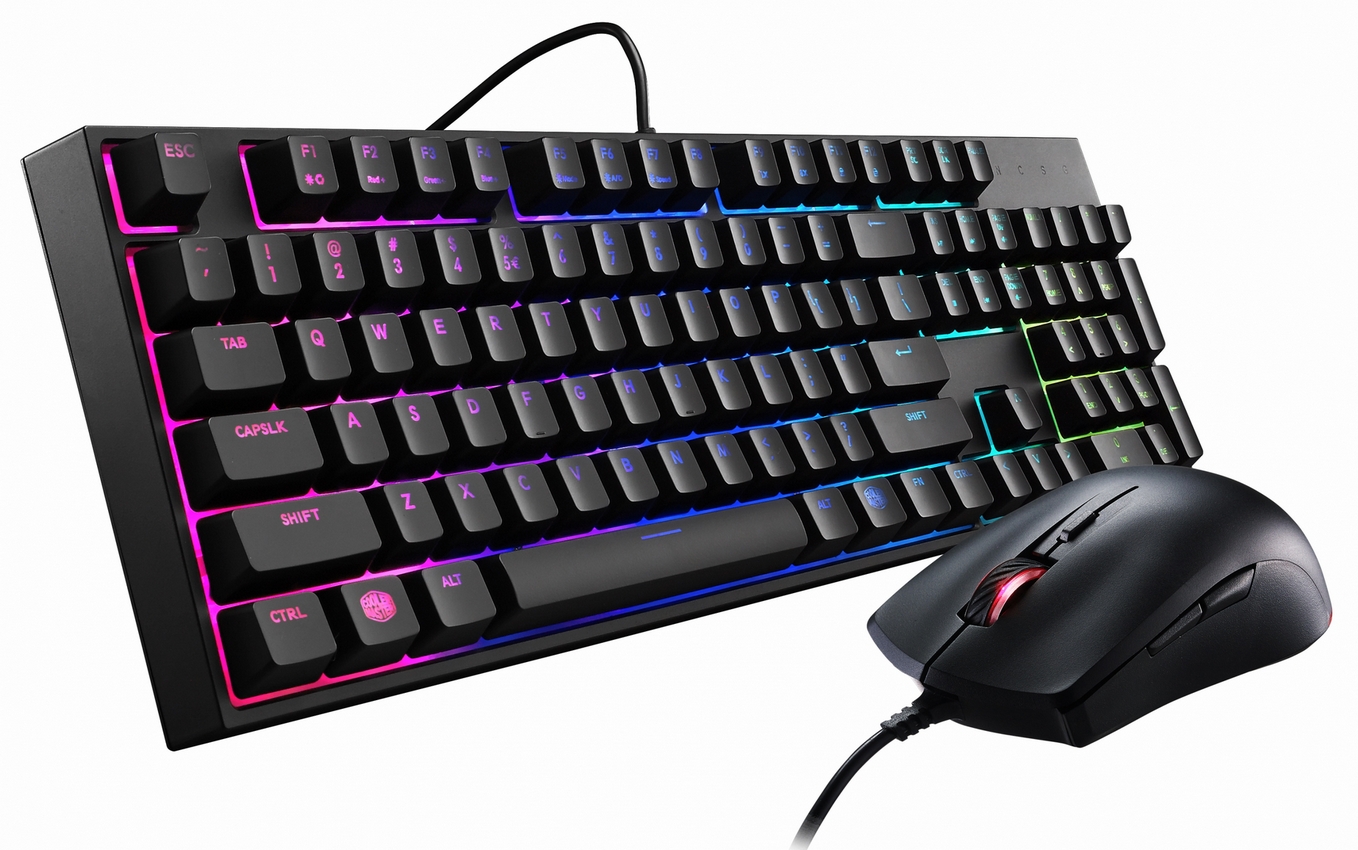Cooler Master MasterKeys Lite Combo USB RGB világítással billentyűzet HU + egér Iroda és számítástechnika - Billentyűzet / billentyűzet szett - Vezetékes - 324175