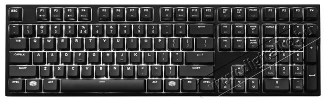 Cooler Master Masterkeys Pro L gamer billentyűzet fehér világítással (ENG) - fekete Iroda és számítástechnika - Billentyűzet / billentyűzet szett - Vezetékes - 324176