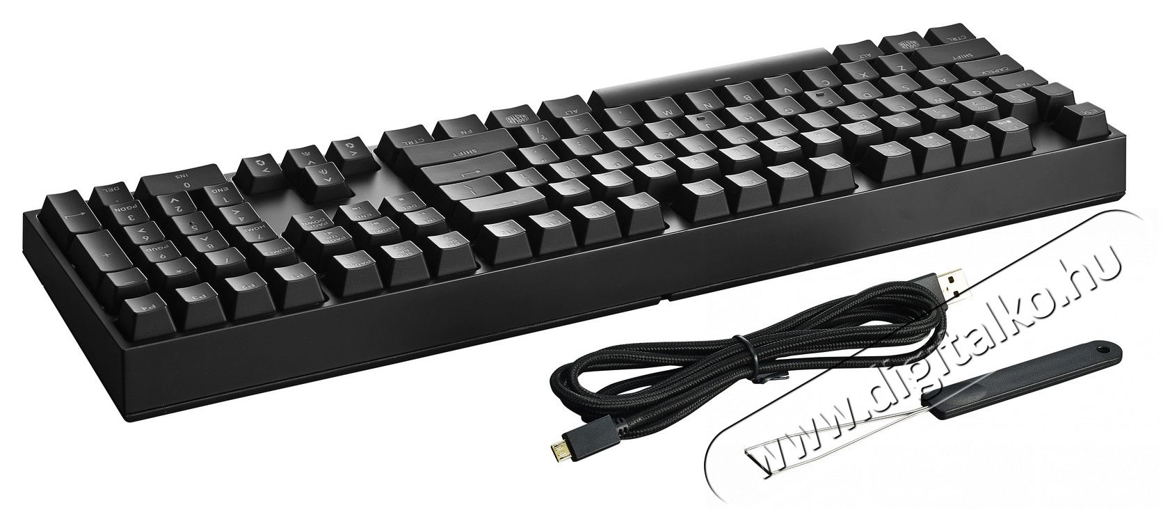 Cooler Master Masterkeys Pro L gamer billentyűzet fehér világítással (ENG) - fekete Iroda és számítástechnika - Billentyűzet / billentyűzet szett - Vezetékes - 324176