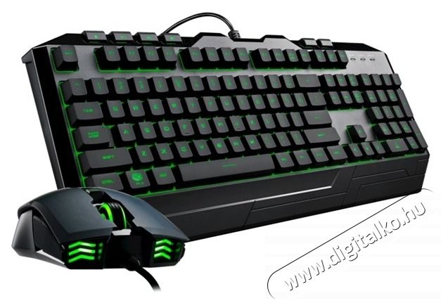 Cooler Master Devastator 3 HUN billentyűzet + eg&eacute;r Iroda &eacute;s sz&aacute;m&iacute;t&aacute;stechnika - Billentyűzet / billentyűzet szett - Vezet&eacute;kes - 456552