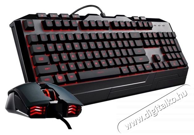 Cooler Master Devastator 3 HUN billentyűzet + eg&eacute;r Iroda &eacute;s sz&aacute;m&iacute;t&aacute;stechnika - Billentyűzet / billentyűzet szett - Vezet&eacute;kes - 456552