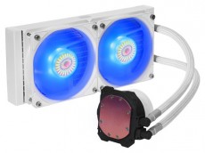Cooler Master MasterLiquid ML240L V2 RGB White edition v&iacute;zhűt&eacute;ses processzor hűtő Iroda &eacute;s sz&aacute;m&iacute;t&aacute;stechnika - Sz&aacute;m&iacute;t&oacute;g&eacute;p tartoz&eacute;k - Processzor - 456177