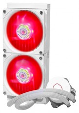 Cooler Master MasterLiquid ML240L V2 RGB White edition v&iacute;zhűt&eacute;ses processzor hűtő Iroda &eacute;s sz&aacute;m&iacute;t&aacute;stechnika - Sz&aacute;m&iacute;t&oacute;g&eacute;p tartoz&eacute;k - Processzor - 456177