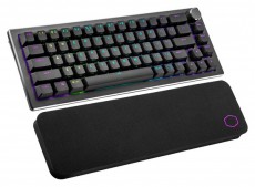 Cooler Master Vezeték Nélküli Billentyűzet CK721 65% RGB Mechanikus Gaming, Brown Switch, Space Grey, magyar Mobil / Kommunikáció / Smart - Tablet / E-book kiegészítő, tok - Billentyűzet - 482961
