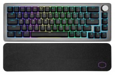 Cooler Master Vezeték Nélküli Billentyűzet CK721 65% RGB Mechanikus Gaming, Brown Switch, Space Grey, magyar Mobil / Kommunikáció / Smart - Tablet / E-book kiegészítő, tok - Billentyűzet - 482961