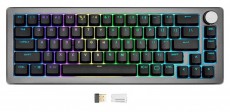 Cooler Master Vezeték Nélküli Billentyűzet CK721 65% RGB Mechanikus Gaming, Brown Switch, Space Grey, magyar Mobil / Kommunikáció / Smart - Tablet / E-book kiegészítő, tok - Billentyűzet - 482961