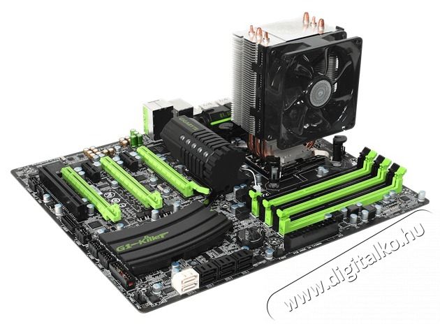 Cooler Master CPU hűtő HYPER TX3 EVO, Univerz&aacute;lis, fekete-ez&uuml;st Iroda &eacute;s sz&aacute;m&iacute;t&aacute;stechnika - Sz&aacute;m&iacute;t&oacute;g&eacute;p tartoz&eacute;k - Ventil&aacute;tor - 492563