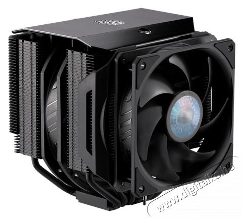 Cooler Master CPU hűtő MASTERAIR MA624 STEALTH, Univerz&aacute;lis, fekete Iroda &eacute;s sz&aacute;m&iacute;t&aacute;stechnika - Sz&aacute;m&iacute;t&oacute;g&eacute;p tartoz&eacute;k - Ventil&aacute;tor - 492537