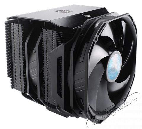 Cooler Master CPU hűtő MASTERAIR MA624 STEALTH, Univerz&aacute;lis, fekete Iroda &eacute;s sz&aacute;m&iacute;t&aacute;stechnika - Sz&aacute;m&iacute;t&oacute;g&eacute;p tartoz&eacute;k - Ventil&aacute;tor - 492537