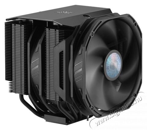 Cooler Master CPU hűtő MASTERAIR MA624 STEALTH, Univerz&aacute;lis, fekete Iroda &eacute;s sz&aacute;m&iacute;t&aacute;stechnika - Sz&aacute;m&iacute;t&oacute;g&eacute;p tartoz&eacute;k - Ventil&aacute;tor - 492537