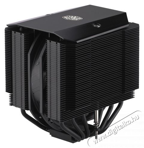 Cooler Master CPU hűtő MASTERAIR MA624 STEALTH, Univerz&aacute;lis, fekete Iroda &eacute;s sz&aacute;m&iacute;t&aacute;stechnika - Sz&aacute;m&iacute;t&oacute;g&eacute;p tartoz&eacute;k - Ventil&aacute;tor - 492537