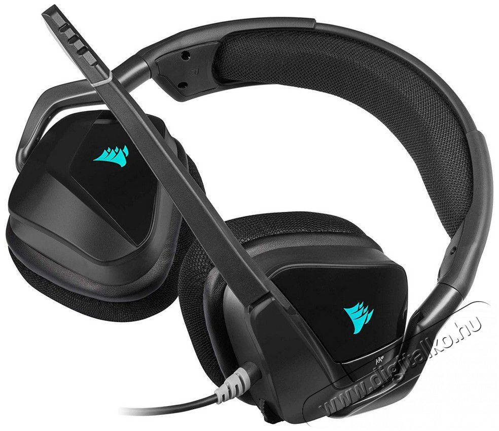 Corsair Void ELITE RGB Carbon Fejhallgató Audio-Video / Hifi / Multimédia - Fül és Fejhallgatók - Fejhallgató - 368874
