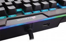 Corsair Corsair Gaming K95 RGB Platinum RGB LED Cherry MX Speed Gamer billentyűzet Iroda &eacute;s sz&aacute;m&iacute;t&aacute;stechnika - Billentyűzet / billentyűzet szett - Vezet&eacute;kes - 368857