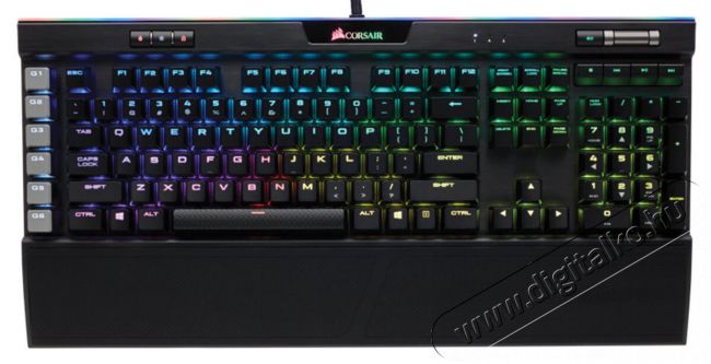 Corsair Corsair Gaming K95 RGB Platinum RGB LED Cherry MX Speed Gamer billentyűzet Iroda &eacute;s sz&aacute;m&iacute;t&aacute;stechnika - Billentyűzet / billentyűzet szett - Vezet&eacute;kes - 368857