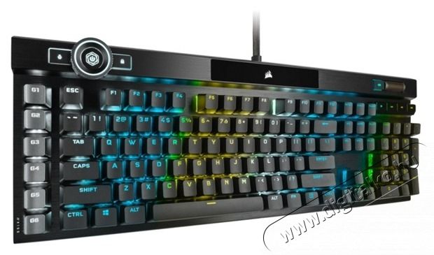 Corsair K100 RGB Cherry MX Speed Gamer billentyűzet Iroda &eacute;s sz&aacute;m&iacute;t&aacute;stechnika - Billentyűzet / billentyűzet szett - Vezet&eacute;kes - 440566
