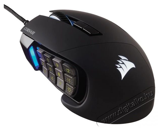 Corsair Scimitar Elite RGB Fekete 18000DPI Gamer egér Iroda és számítástechnika - Egér - Vezetékes egér - 440568